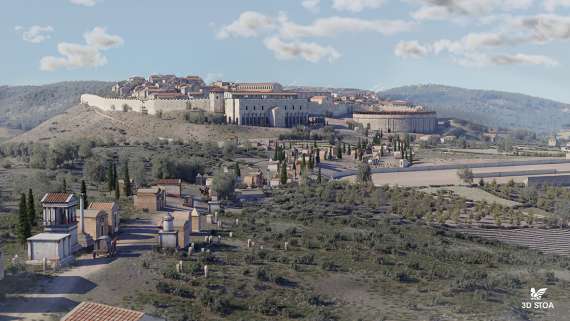 La investigación arqueológica de los suburbios de la Segobriga romana crea nuevas imágenes virtuales de la ciudad